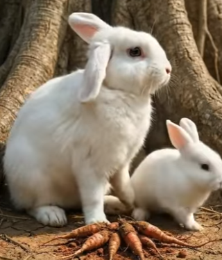 Y1506002 Rabbit Saved His child From Snake (Part 2)