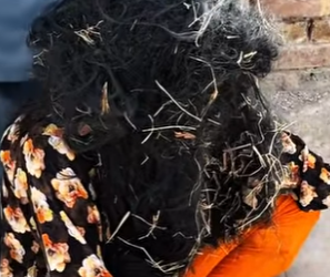 X1506002 8 Meter Long Hair 😱 Incredible Homeless Dirty Girl Transformation (Part 2)