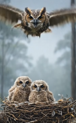 Y1706008 Owl Saved Chicks From Fox (Part 2)