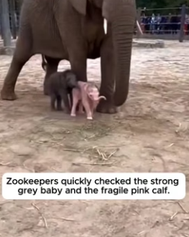 The Crowd Froze When A Rare Albino Elephant Was Born (Part 2)